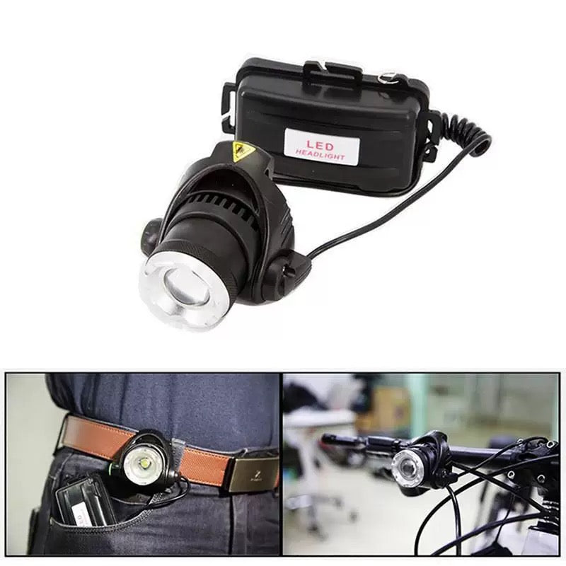 High Power LED Headlamp with 2×18650 Batteries | Cycling, Camping, Hiking, Fishing, Work Light