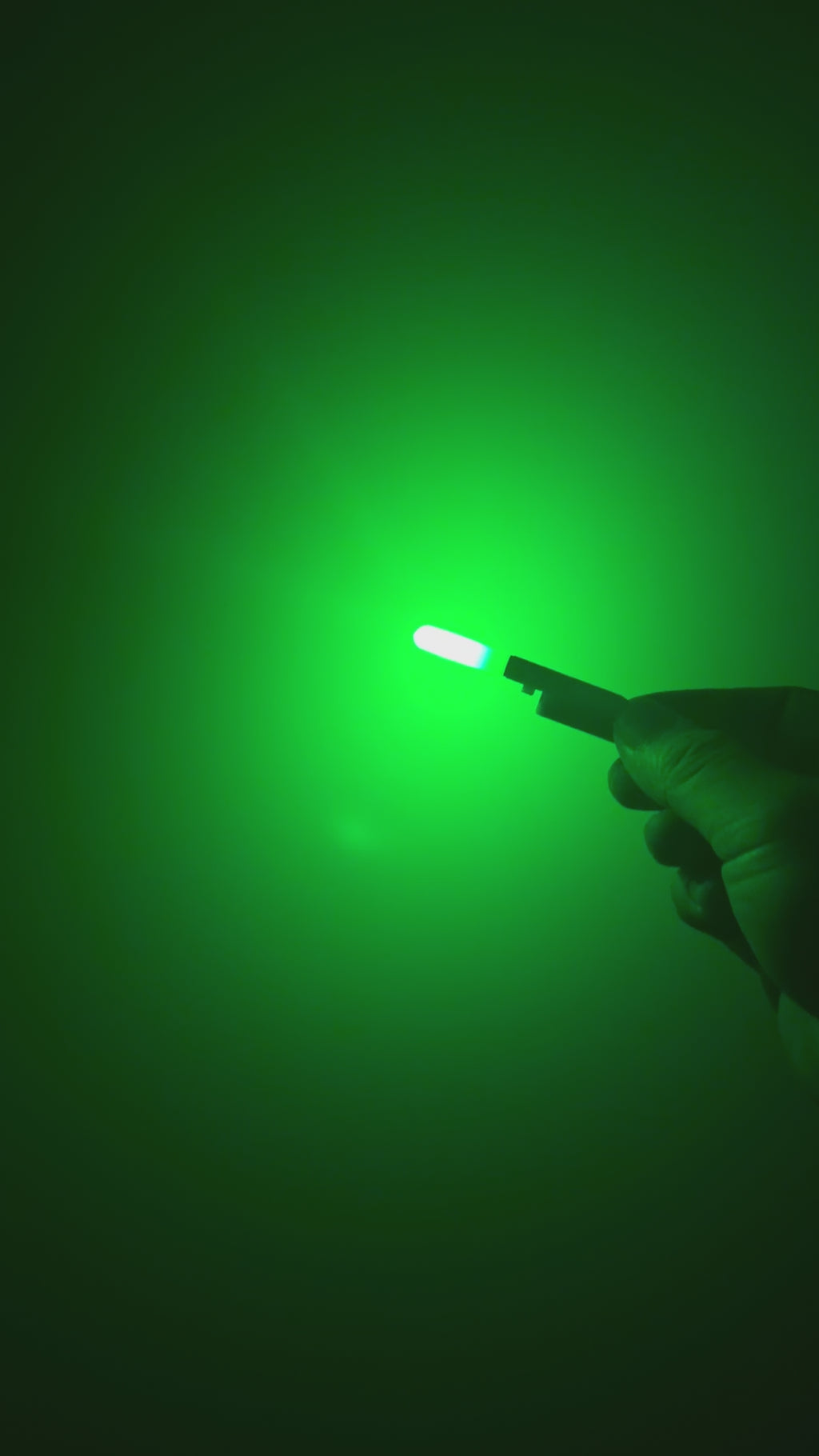 BRUNA Night Fishing LED Tip Light (No Battery Included) | Model A: Constant Green Model B: Smart Color Change (Green → Red)