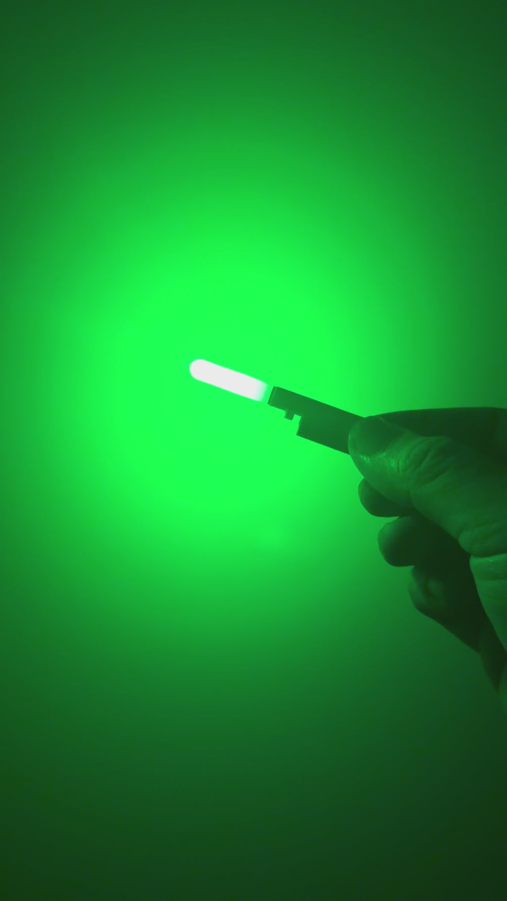 BRUNA Night Fishing LED Tip Light (No Battery Included) | Model A: Constant Green Model B: Smart Color Change (Green → Red)