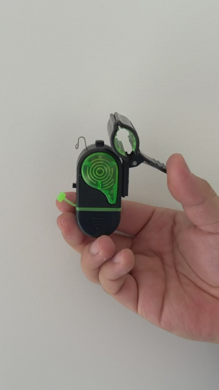 2x Fishing Bite Alarm- Sensitivity Adjustable Electronic Bite Detector (HBL-02X)