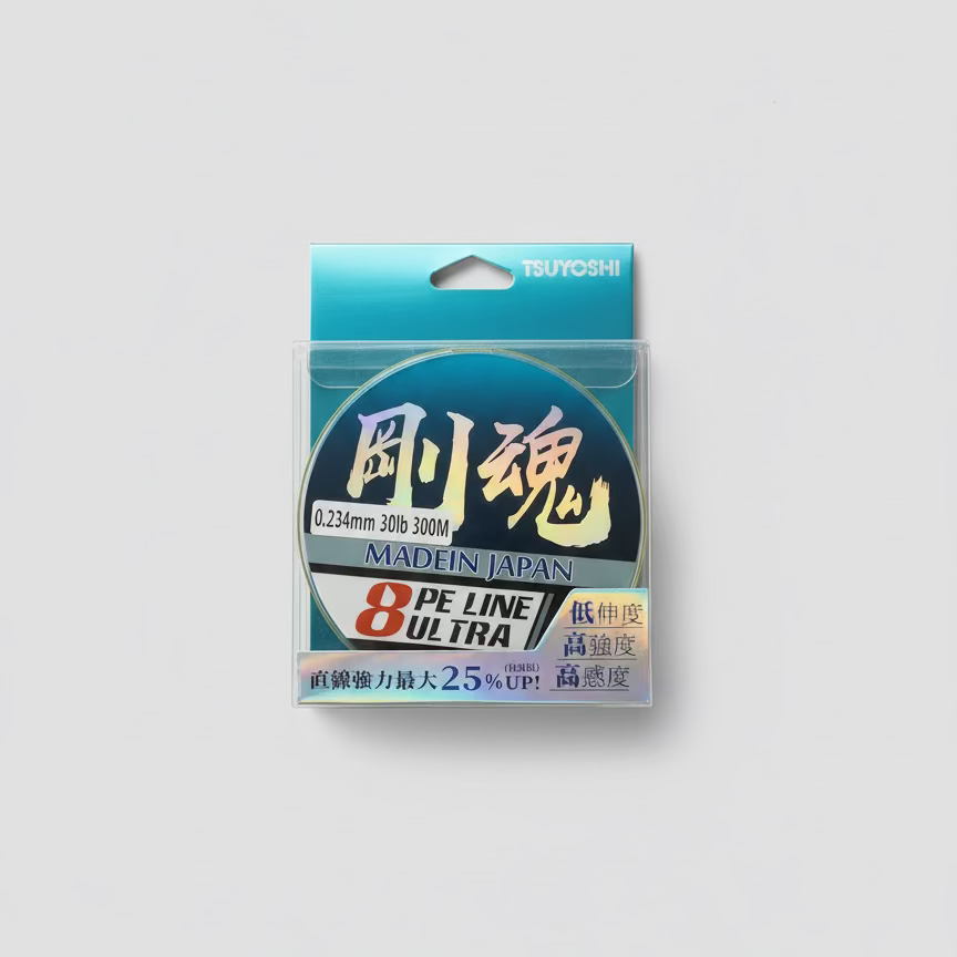 TSUYOSHI Premium Japanese PE Braided Fishing Line – 150M/300M, 20–60LB Strength, Green & Yellow | Made in Japan